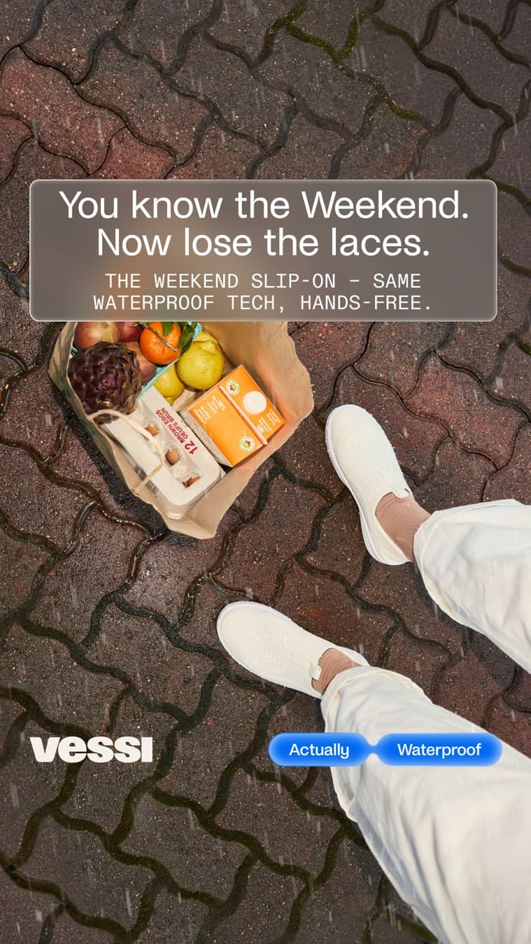 Vessi · Lifestyle Image ad