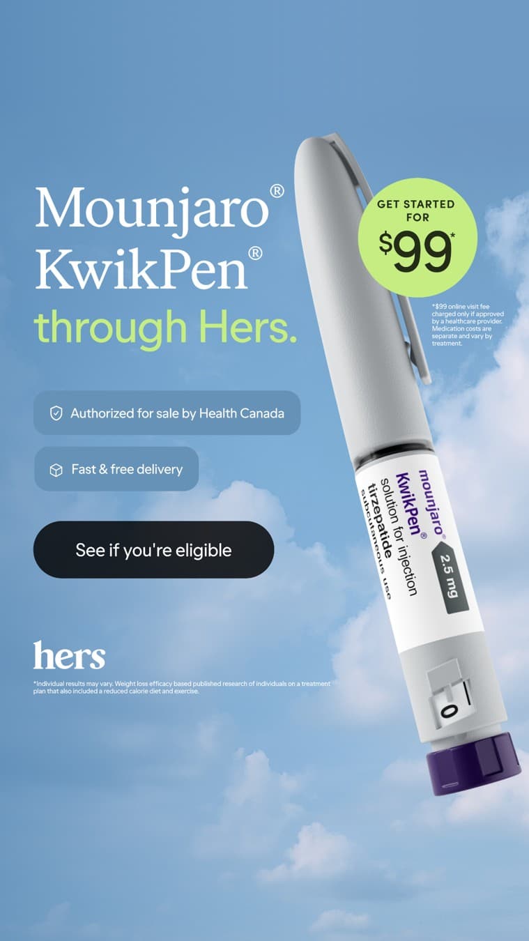 Hers · Offer-First Banner ad