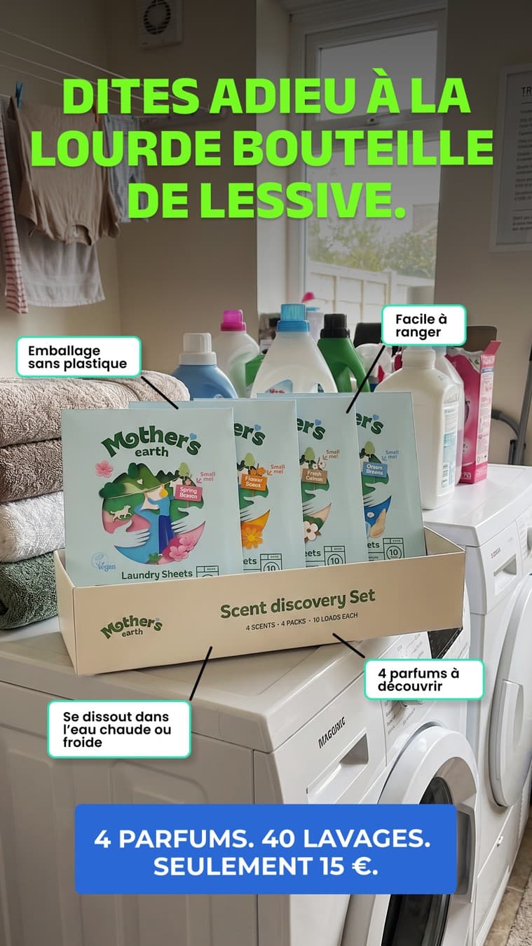 Mothers Earth · Feature Benefit Pointout ad