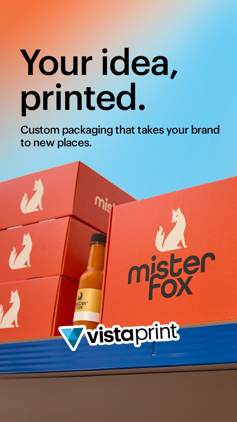 VistaPrint · Product Image ad