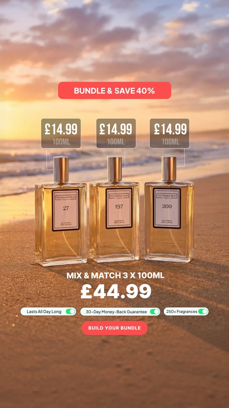 The Essence Vault · Offer-First Banner ad