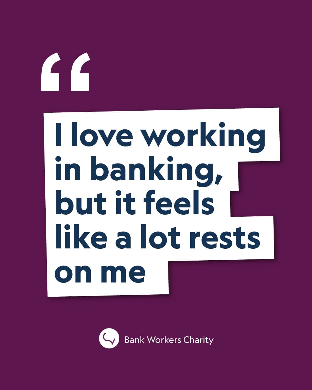 Bank Workers Charity · Review ad
