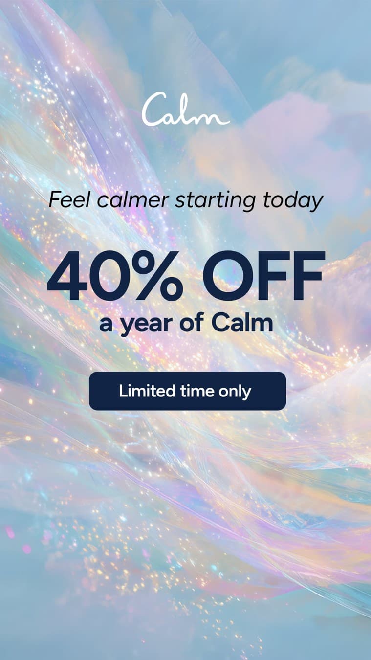 Calm · Offer-First Banner ad