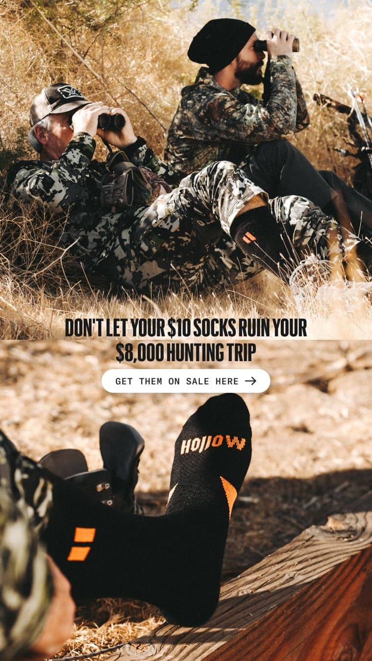 Hollow Alpaca Socks · Collage ad