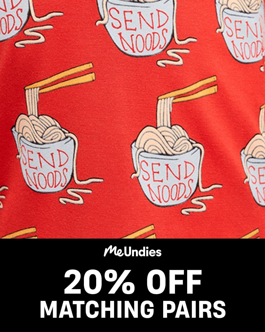 MeUndies · Offer-First Banner ad