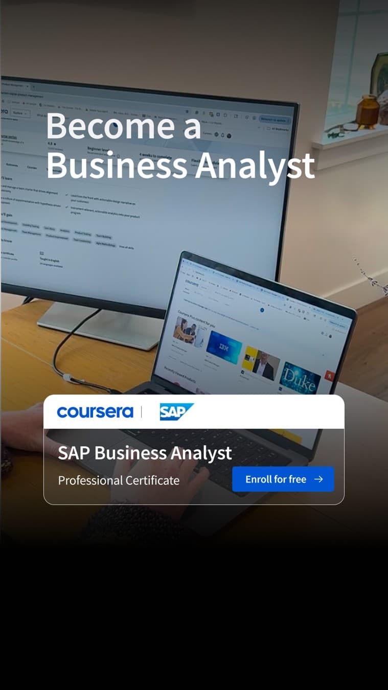 Coursera · Lifestyle Image ad