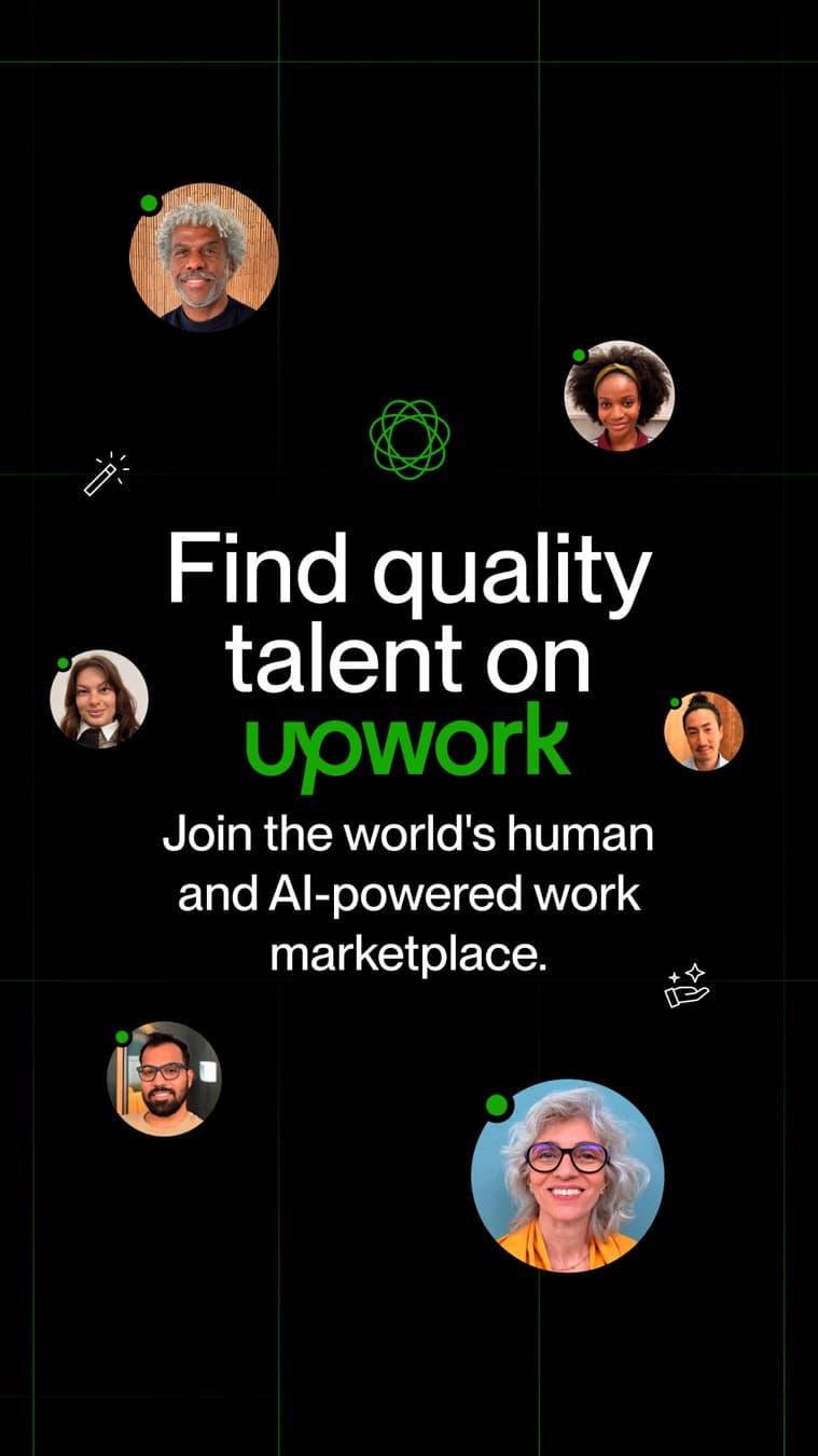 Upwork · Collage ad