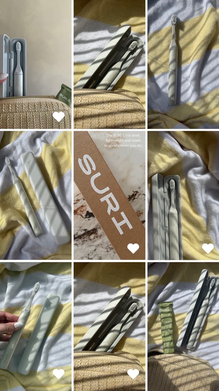 SURI // Sustainable Rituals · Collage ad