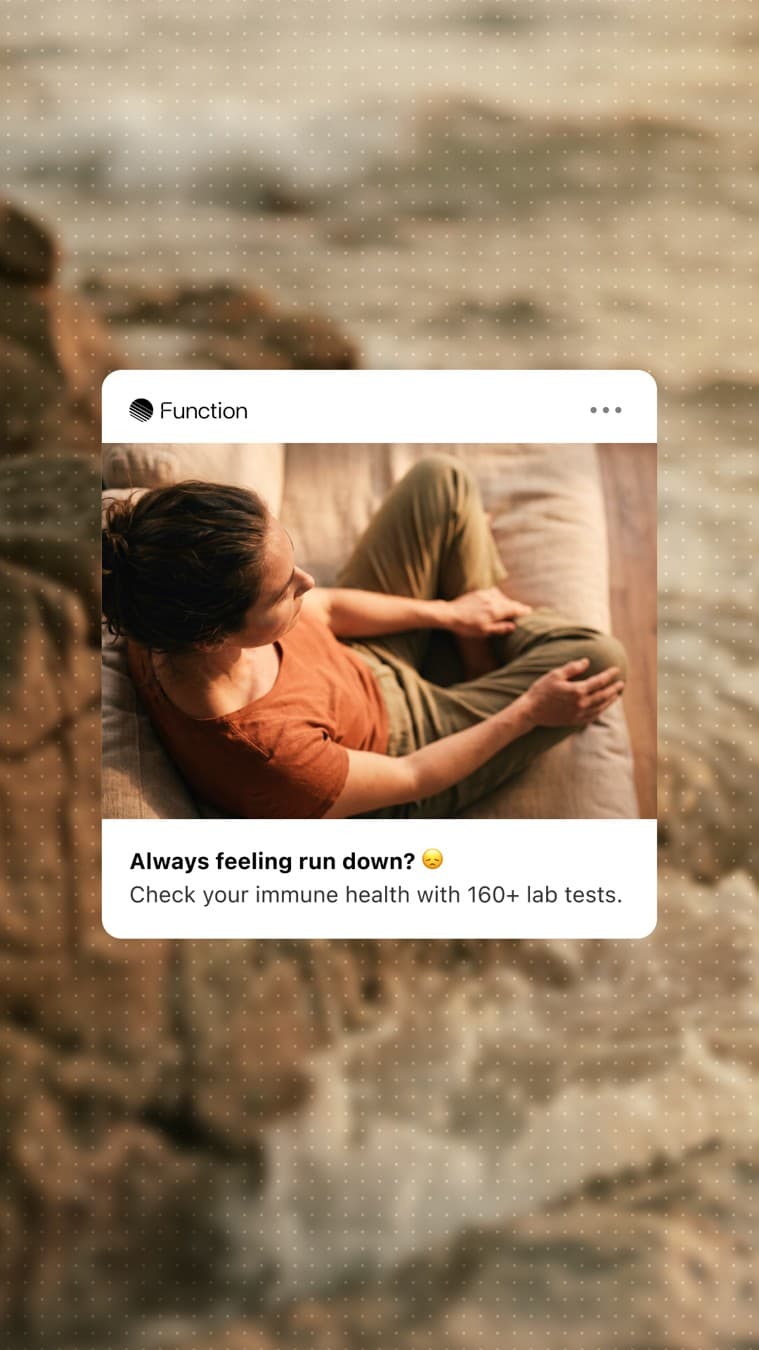Function Health · Social Media Mockup ad