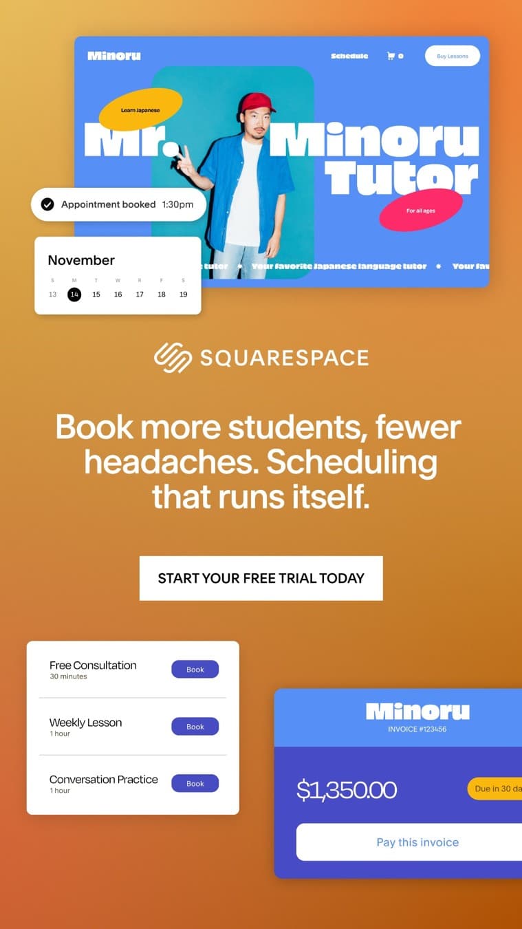 Squarespace · Collage ad