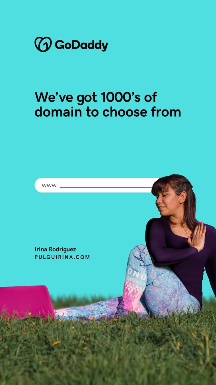 GoDaddy · Lifestyle Image ad