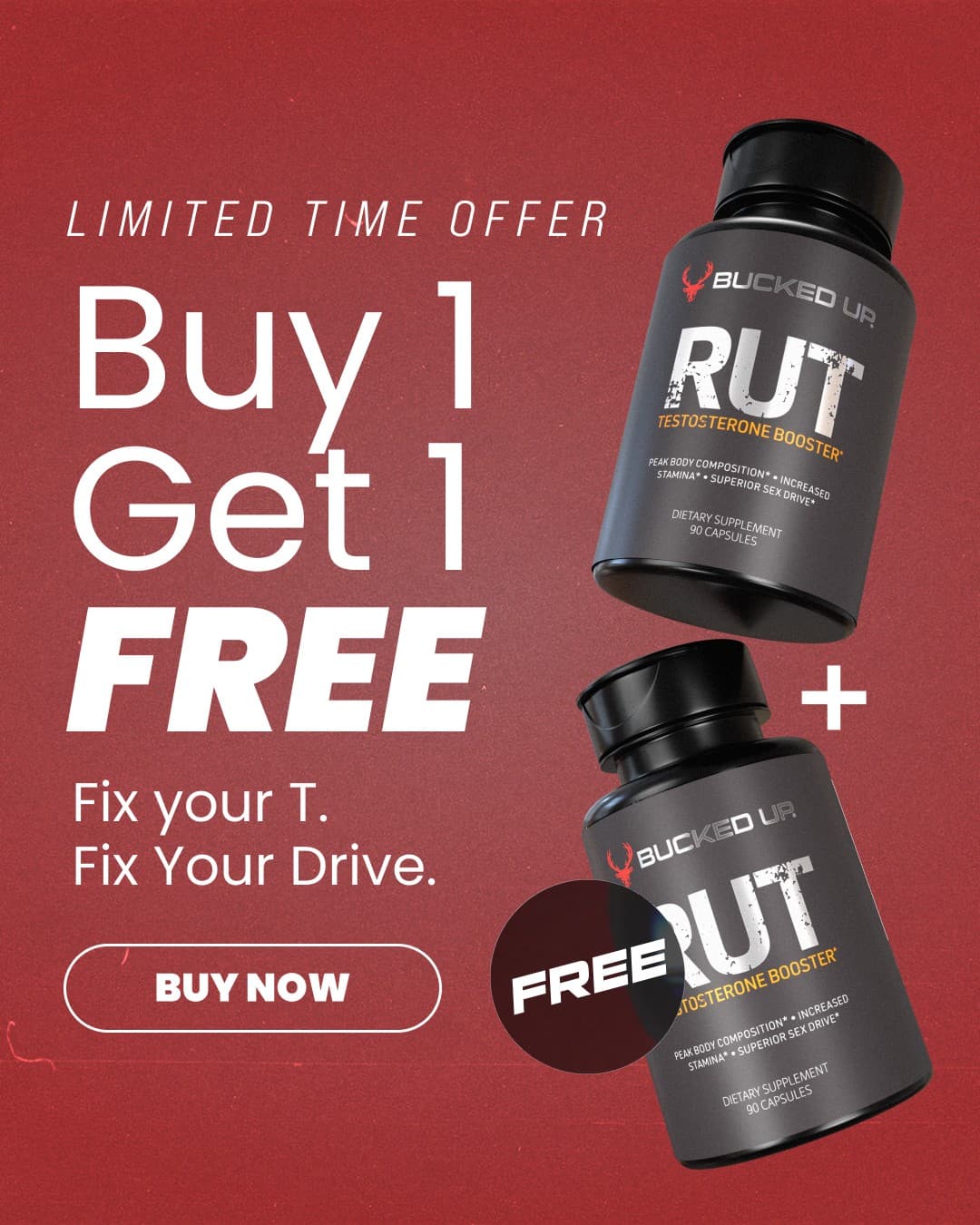 Bucked Up · Offer-First Banner ad