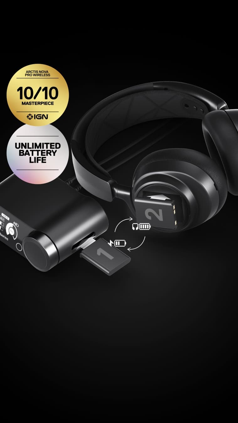 SteelSeries · Feature Benefit Pointout ad
