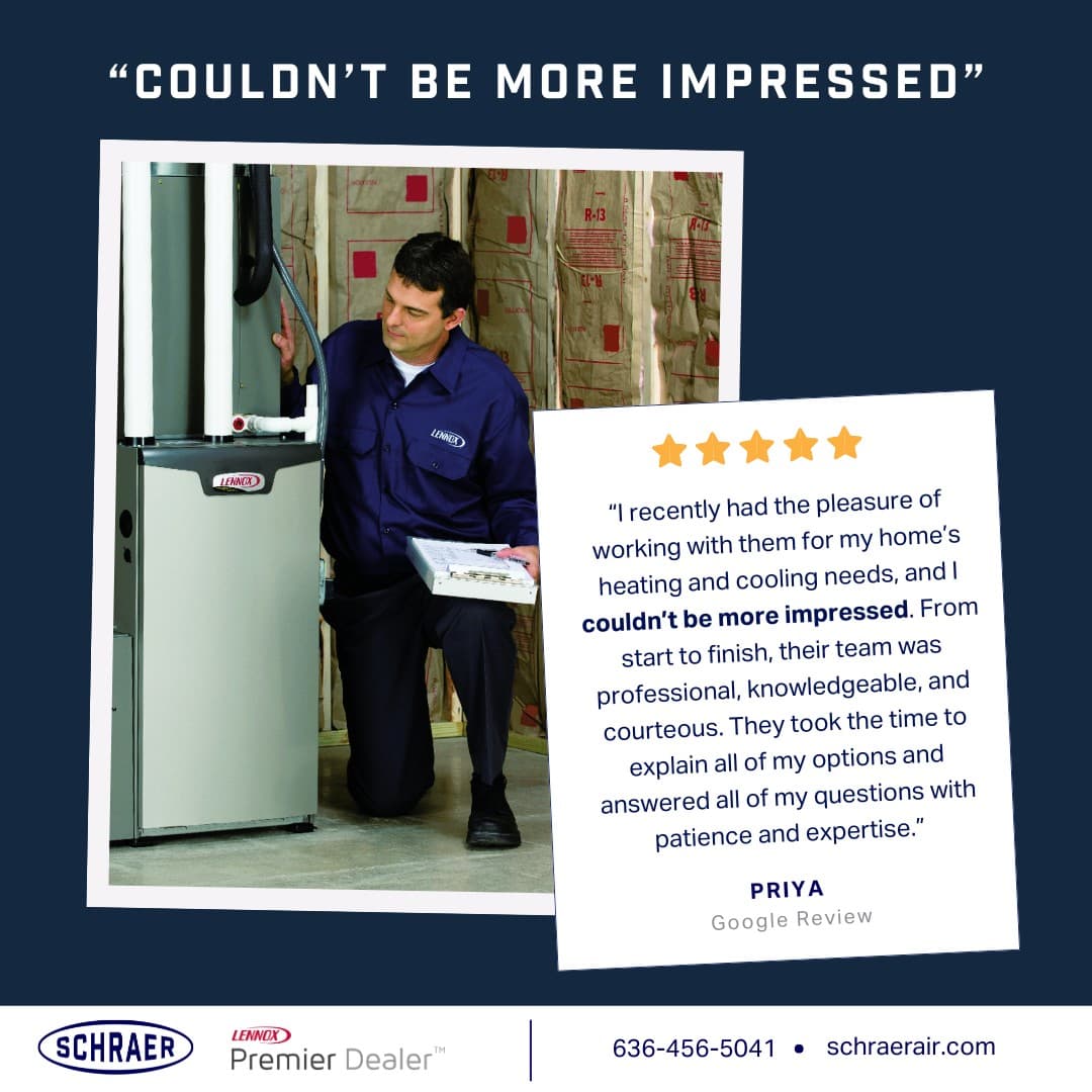 Schraer Heating & Air Conditioning · Review ad