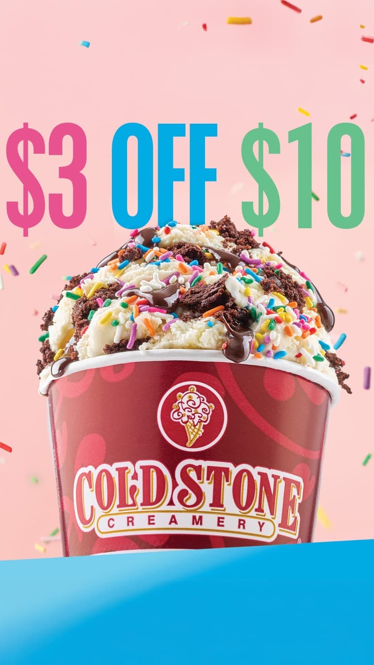 Cold Stone Creamery · Offer-First Banner ad