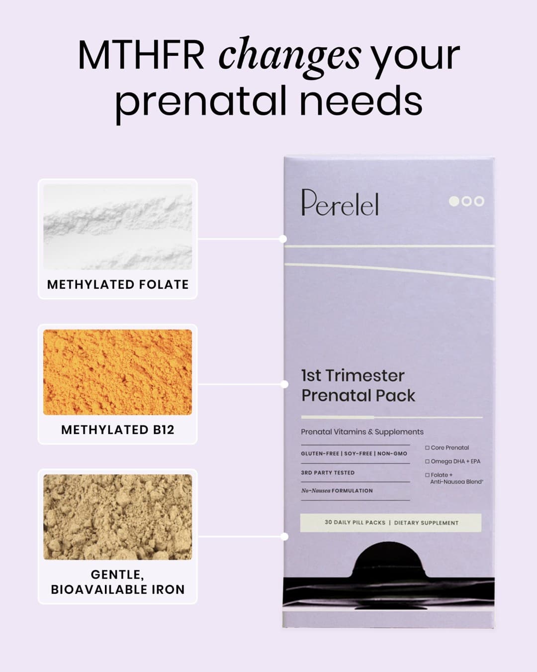 Perelel · Feature Benefit Pointout ad