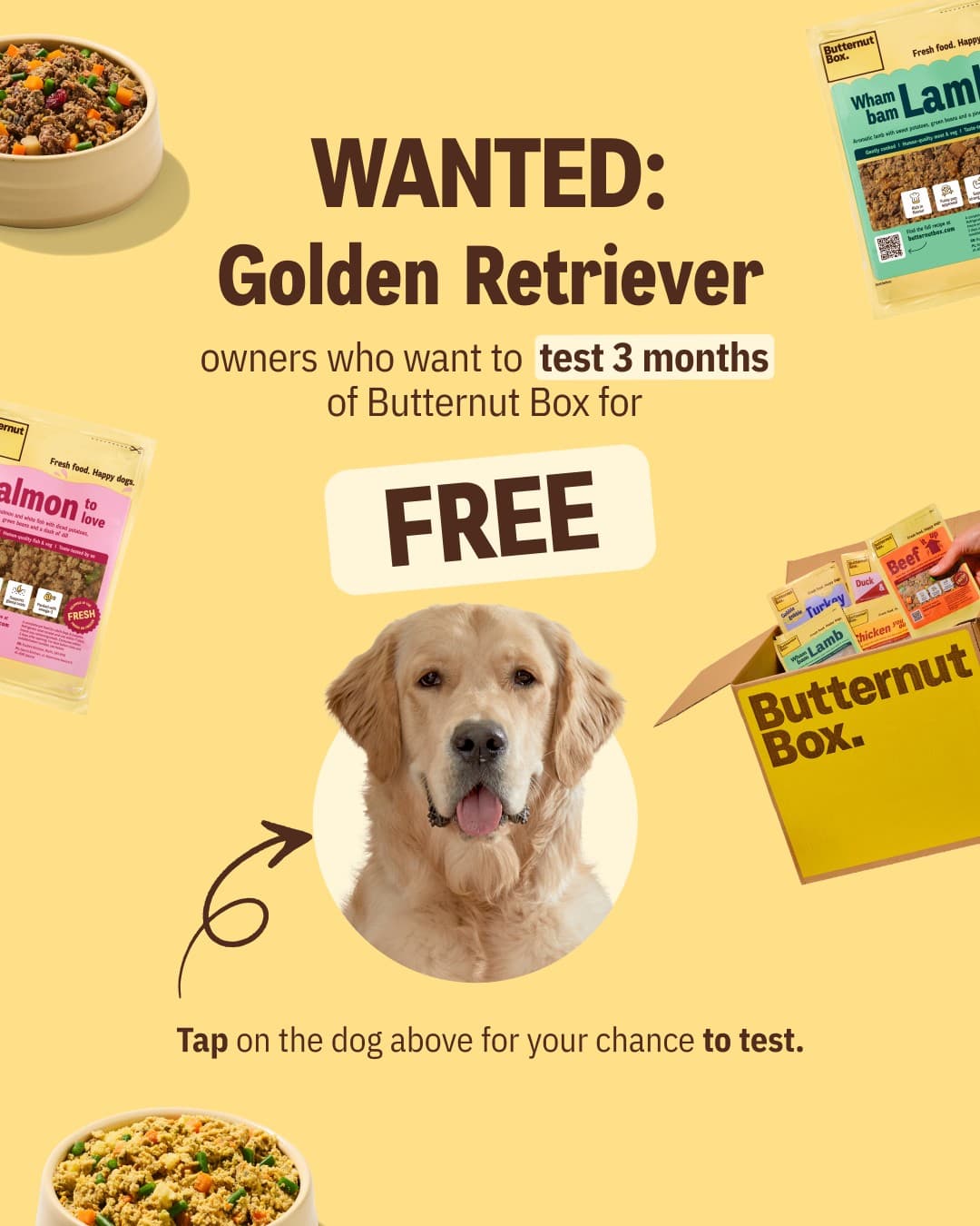 Butternut Box · Offer-First Banner ad