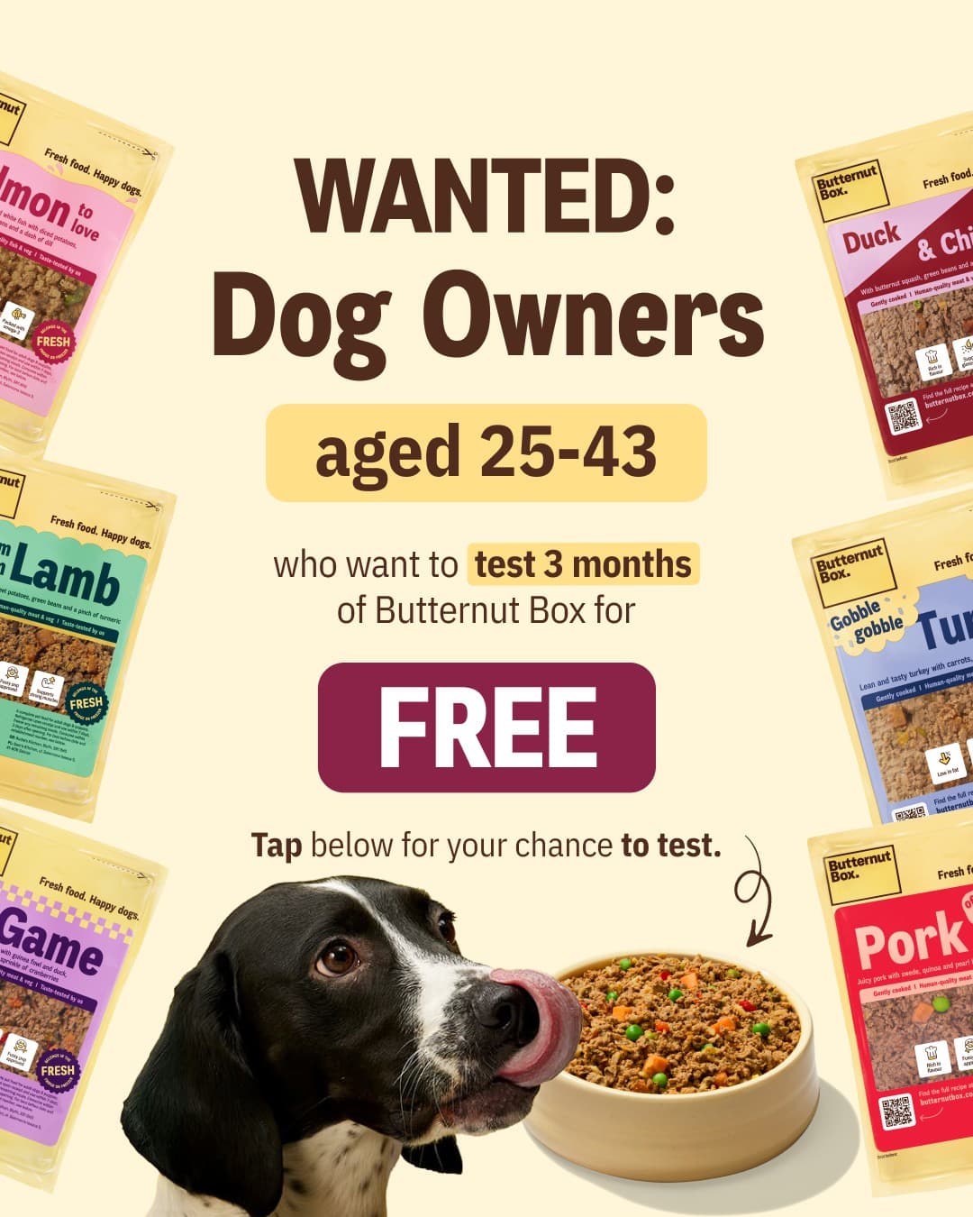 Butternut Box · Offer-First Banner ad