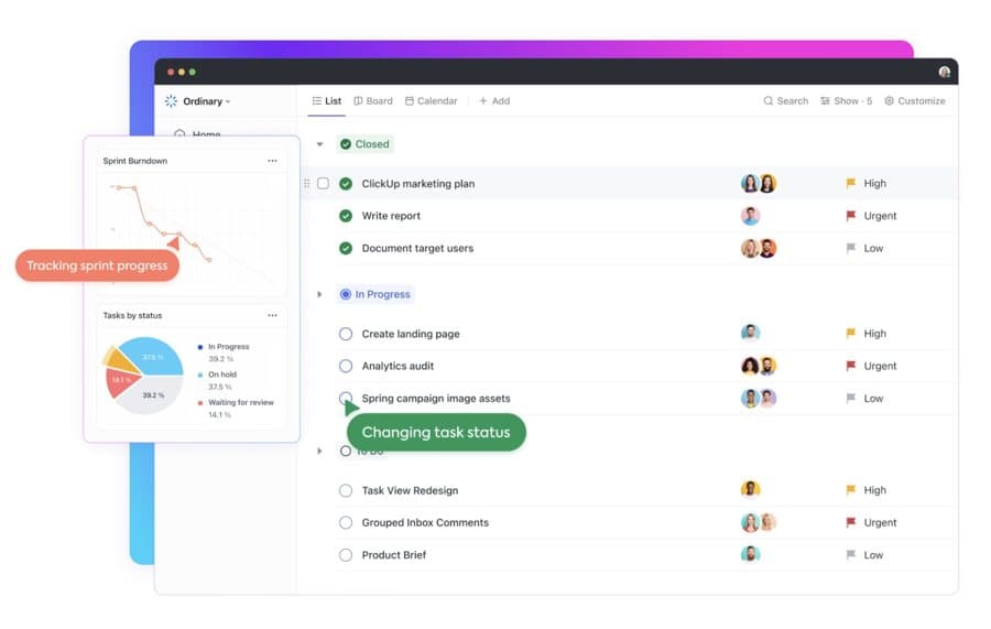 ClickUp_App · Product UI Demo ad