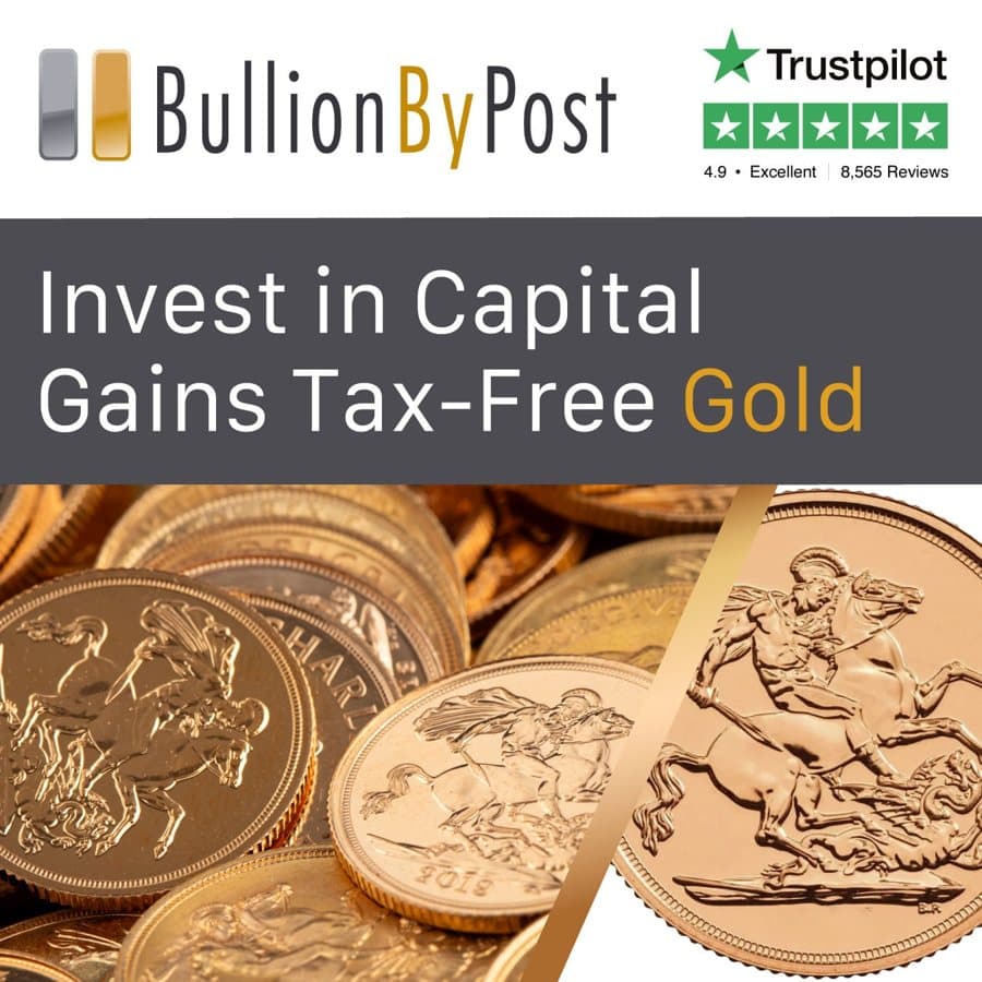 Bullionbypost · Text-led Statement ad
