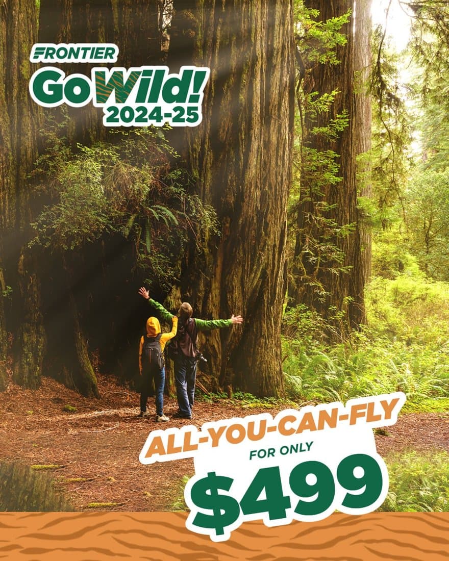 flyfrontier · Offer-First Banner ad