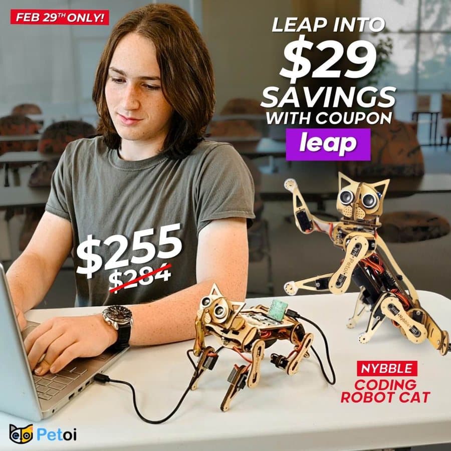 PetoiCamp · Offer-First Banner ad