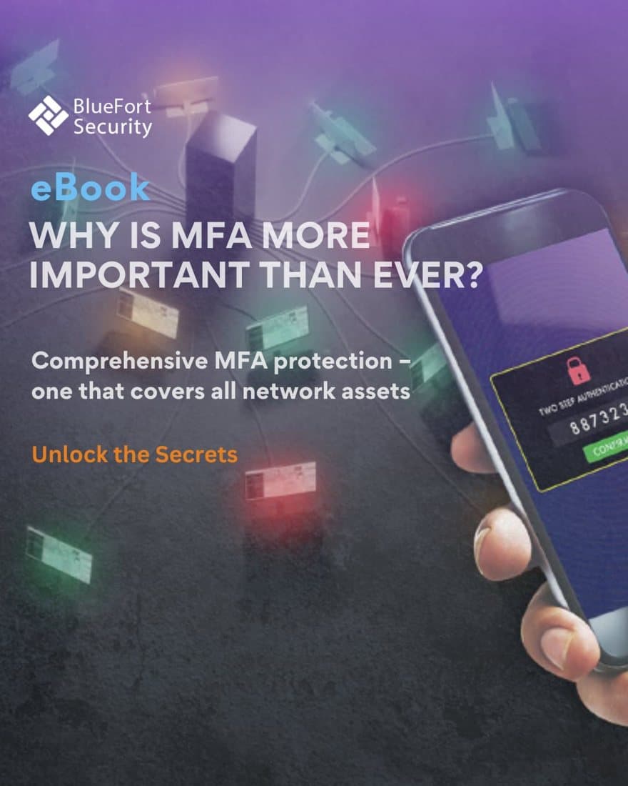 bluefortsecurity · Visual Metaphor ad