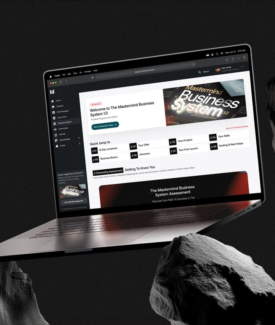KnowledgeBusinessCom · Product UI Demo ad