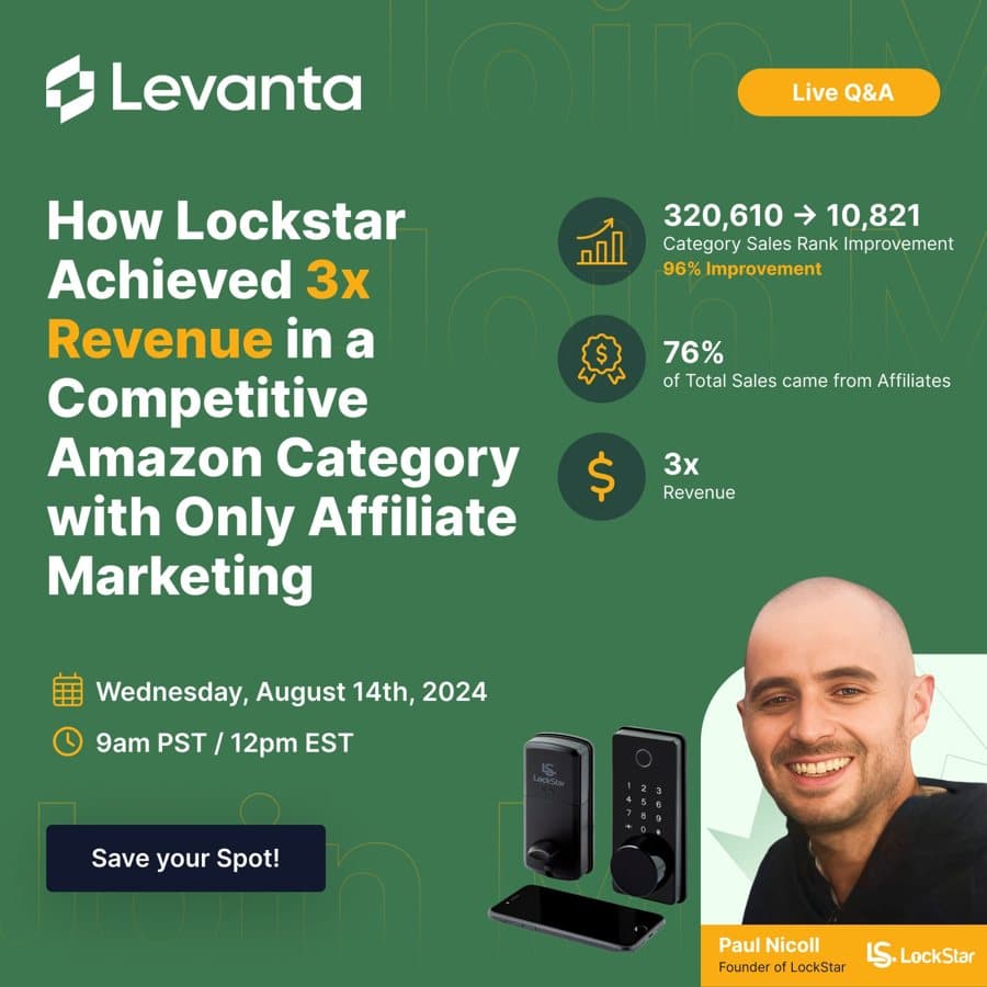 Levanta-Affiliate · Statistic ad