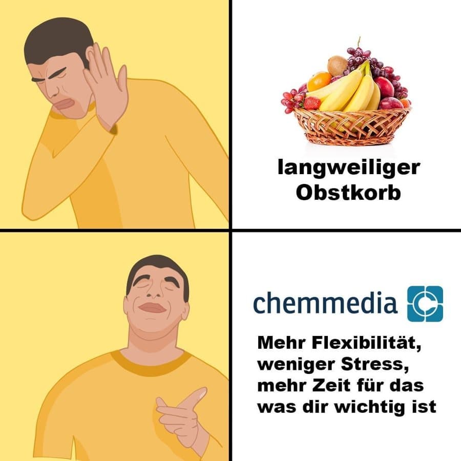chemmedia-AG · Meme ad