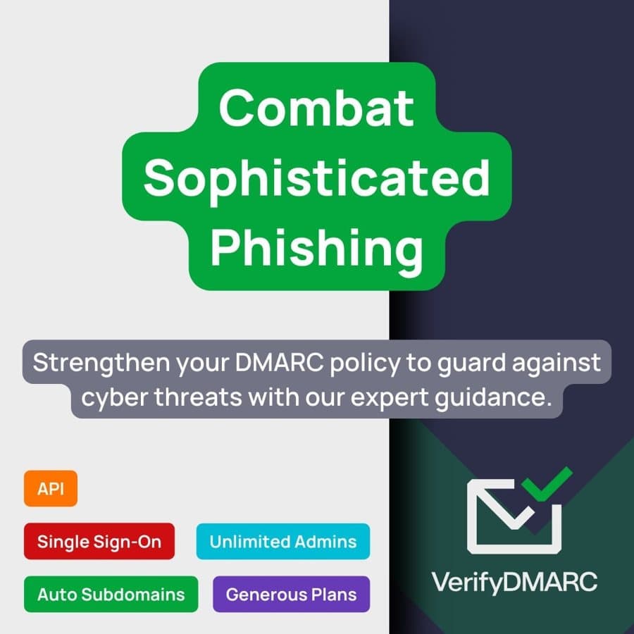 verifydmarc · Text-led Statement ad