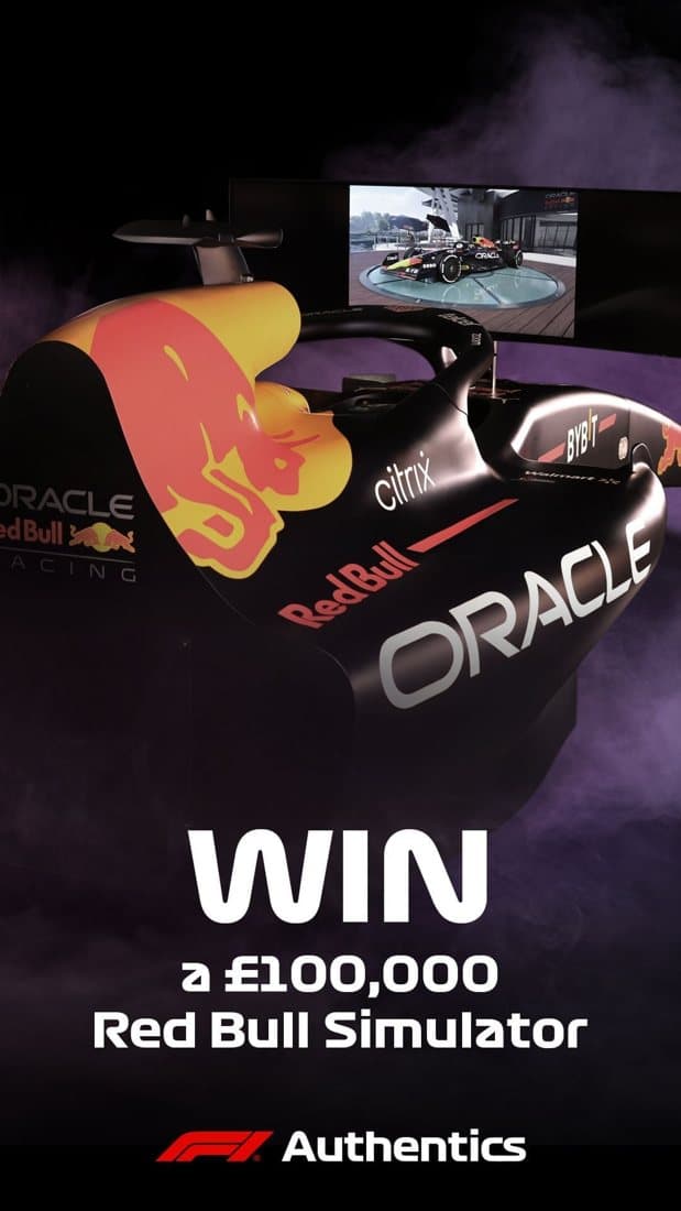 f1authentics · Offer-First Banner ad