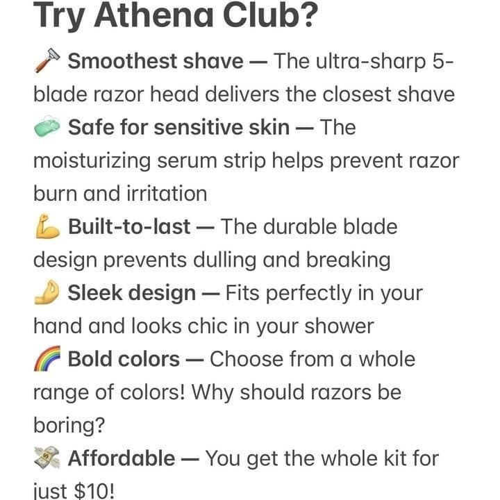 Athena-Club · Listicle ad
