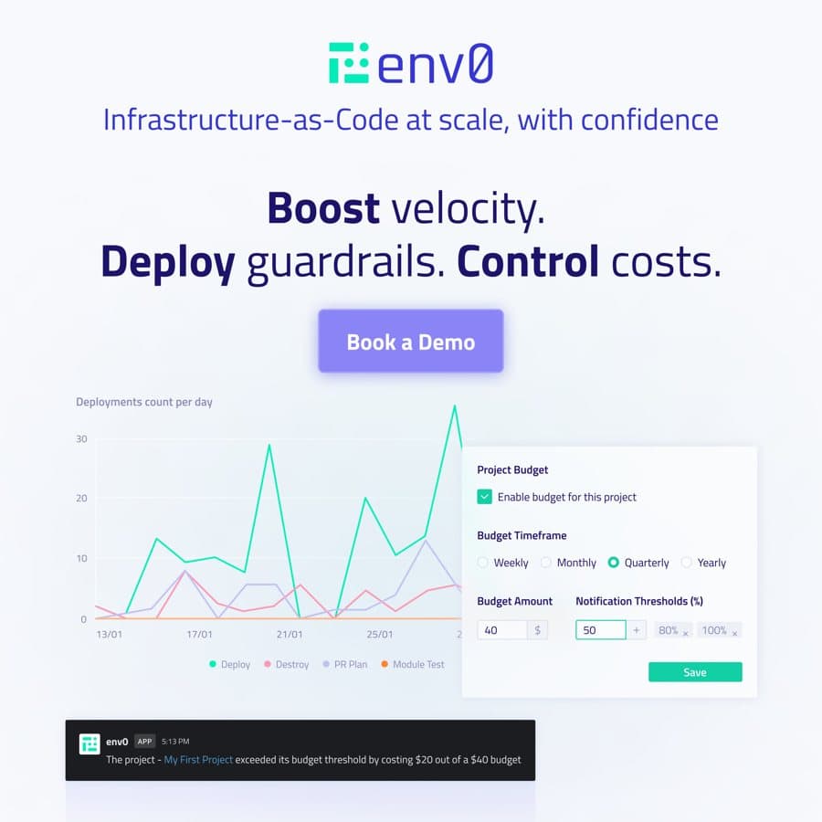envzero · Product UI Demo ad