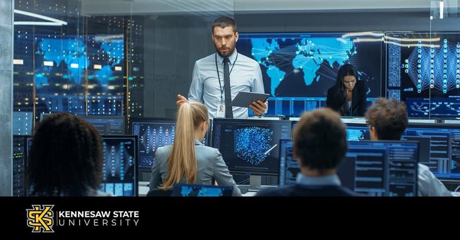 KSU_MS_Cybersecurity · Lifestyle Image ad