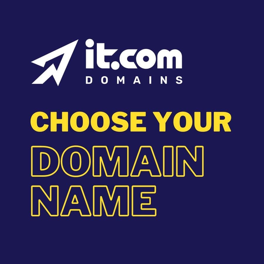 itcomdomains · Text-led Statement ad