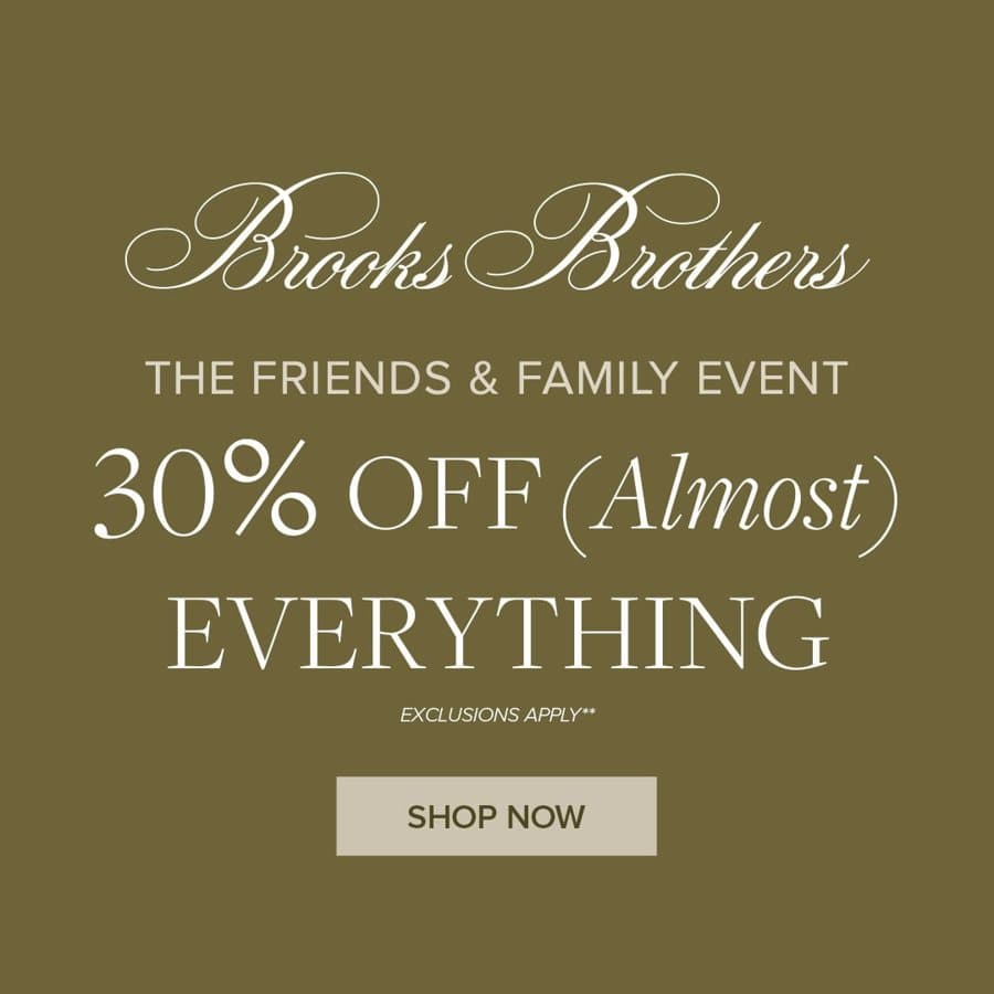 brooksbrothers · Offer-First Banner ad