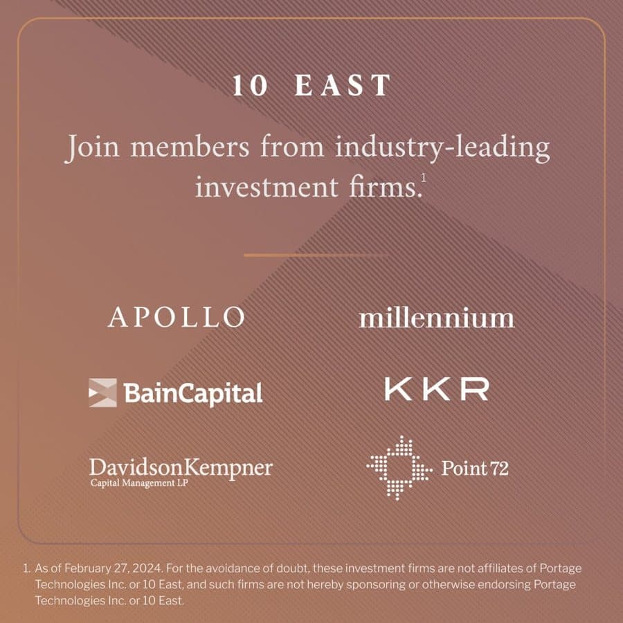 10East · Press ad
