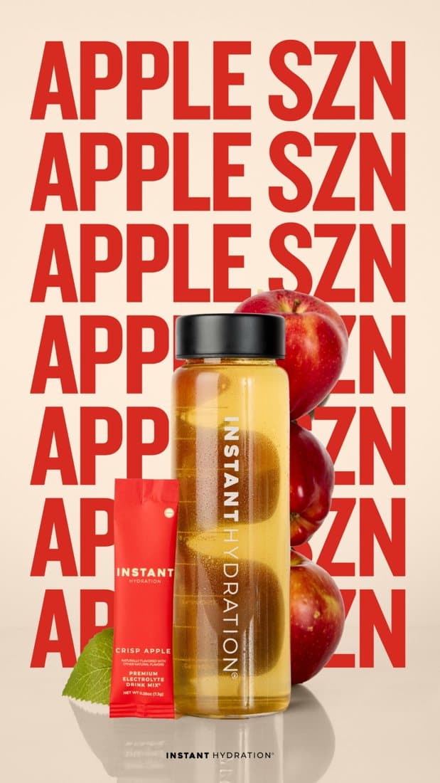 Instant Hydration · Editorial ad
