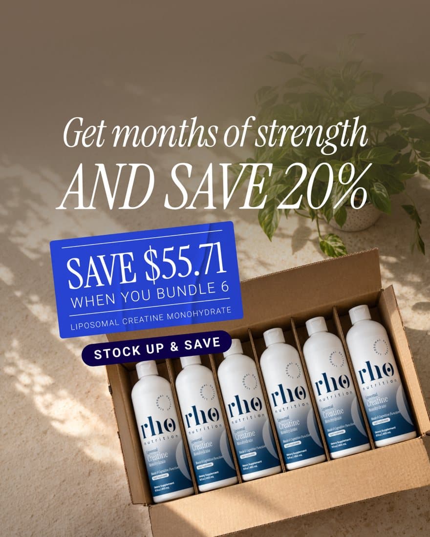 Rho Nutrition · Offer-First Banner ad