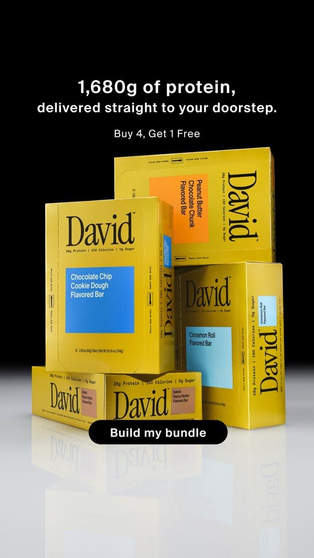 David Protein · Offer-First Banner ad