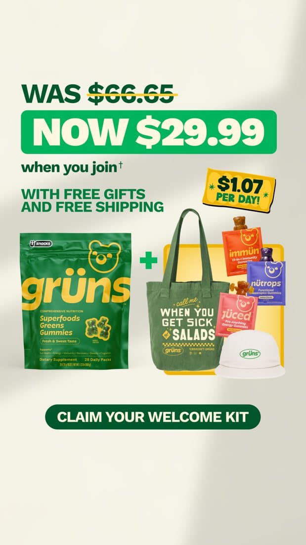 Gruns · Offer-First Banner ad