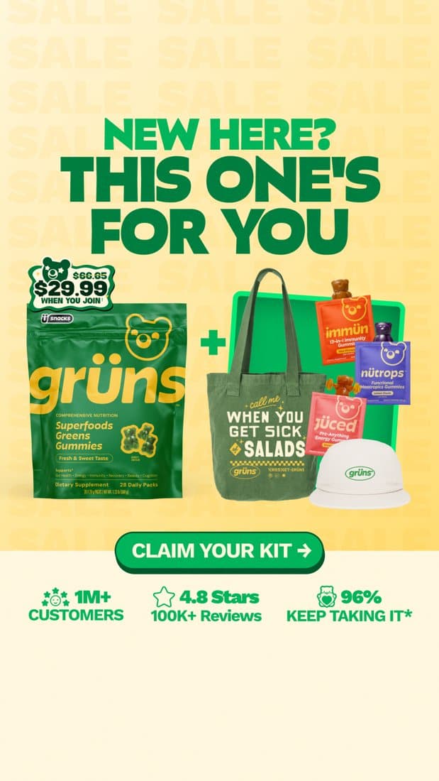 Gruns · Offer-First Banner ad