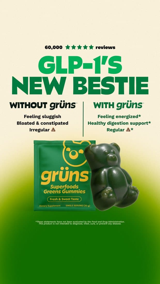 Gruns · Before and After ad