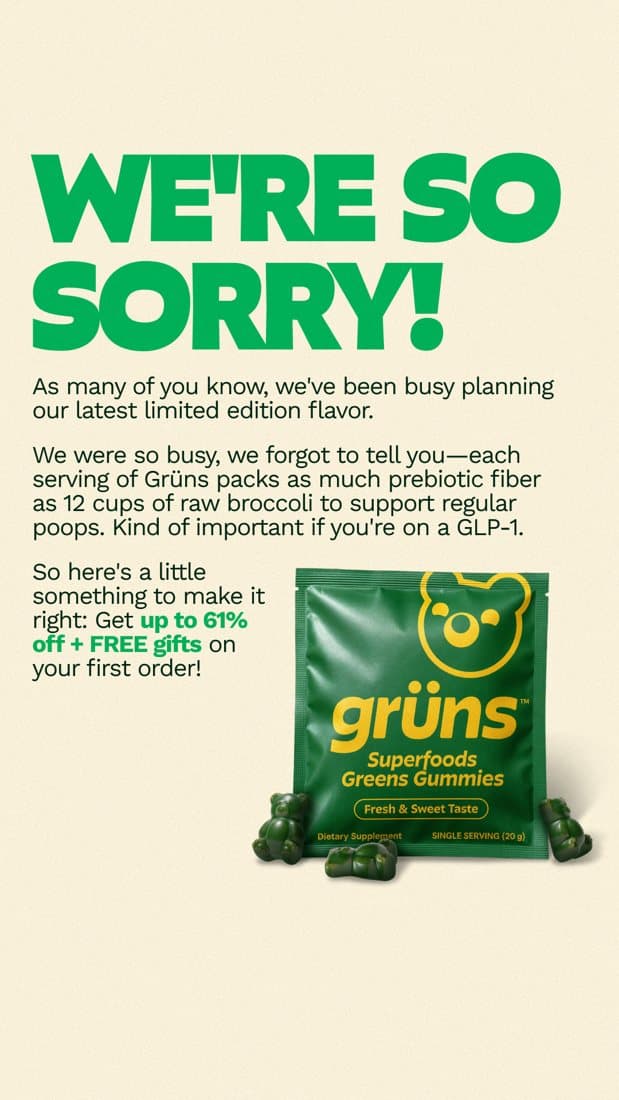 Gruns · Offer-First Banner ad