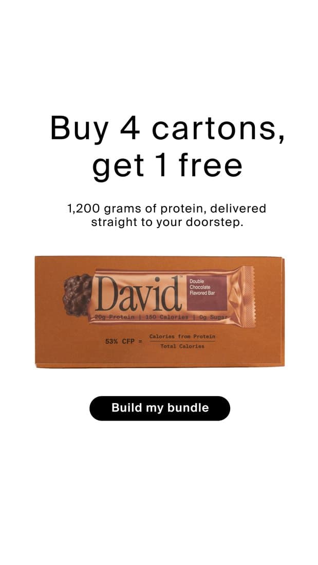 David Protein · Offer-First Banner ad