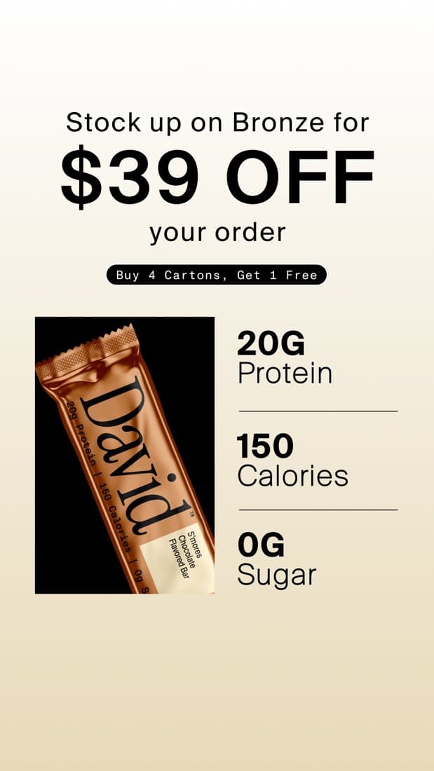 David Protein · Offer-First Banner ad