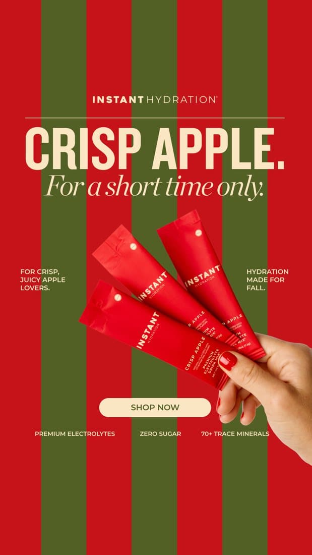 Instant Hydration · Editorial ad