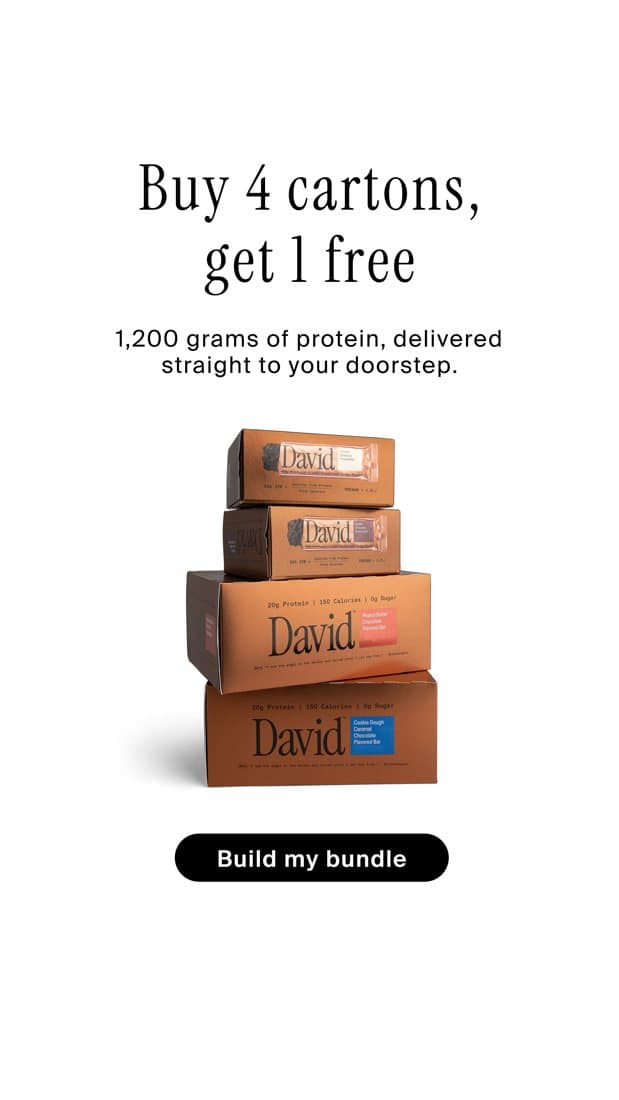 David Protein · Offer-First Banner ad