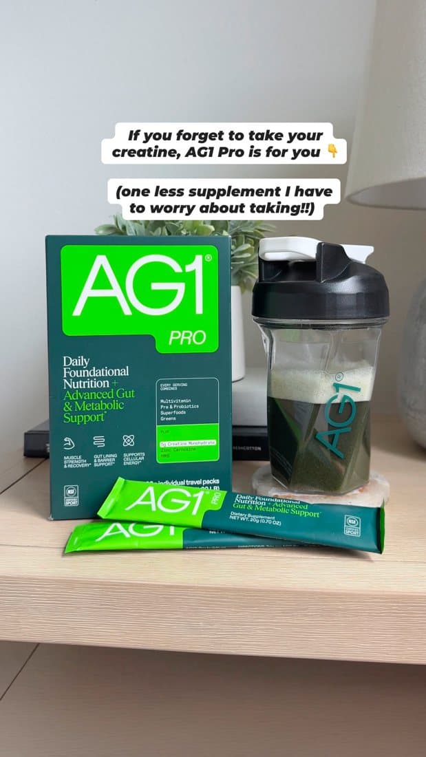 AG1 · UGC Overlay ad